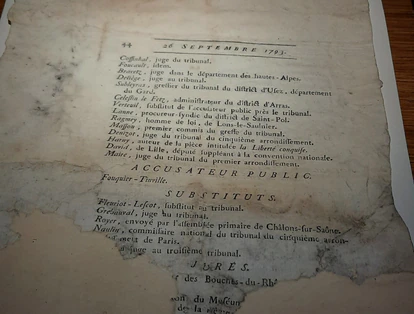 Listado de jueces y fiscales nombrados por la Convención francesa en Nuevo Baztán.