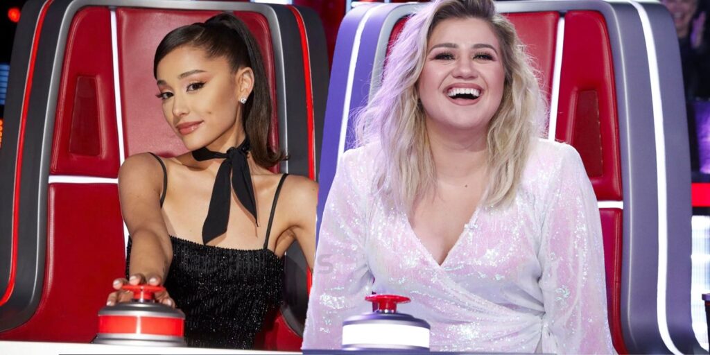 La voz: Ariana Grande se marcha después de la actuación de Kelly Clarkson