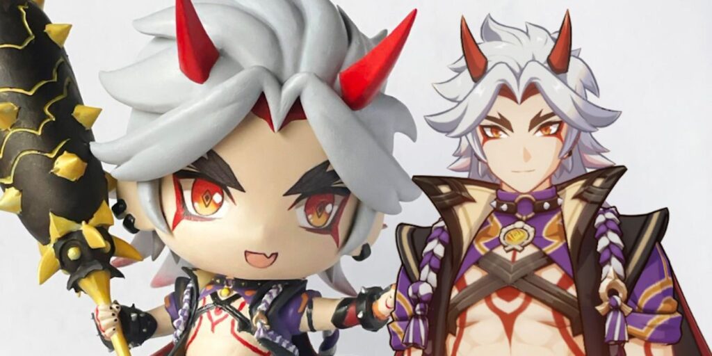 Las figuras de Chibi Arataki Itto de Genshin Impact Fan son detalladas y adorables