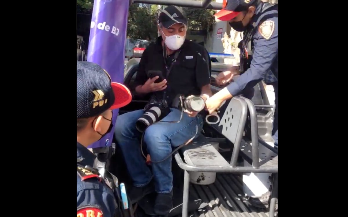 Liberan a fotógrafo de Reuters; no había delito que investigar: FGJCDMX