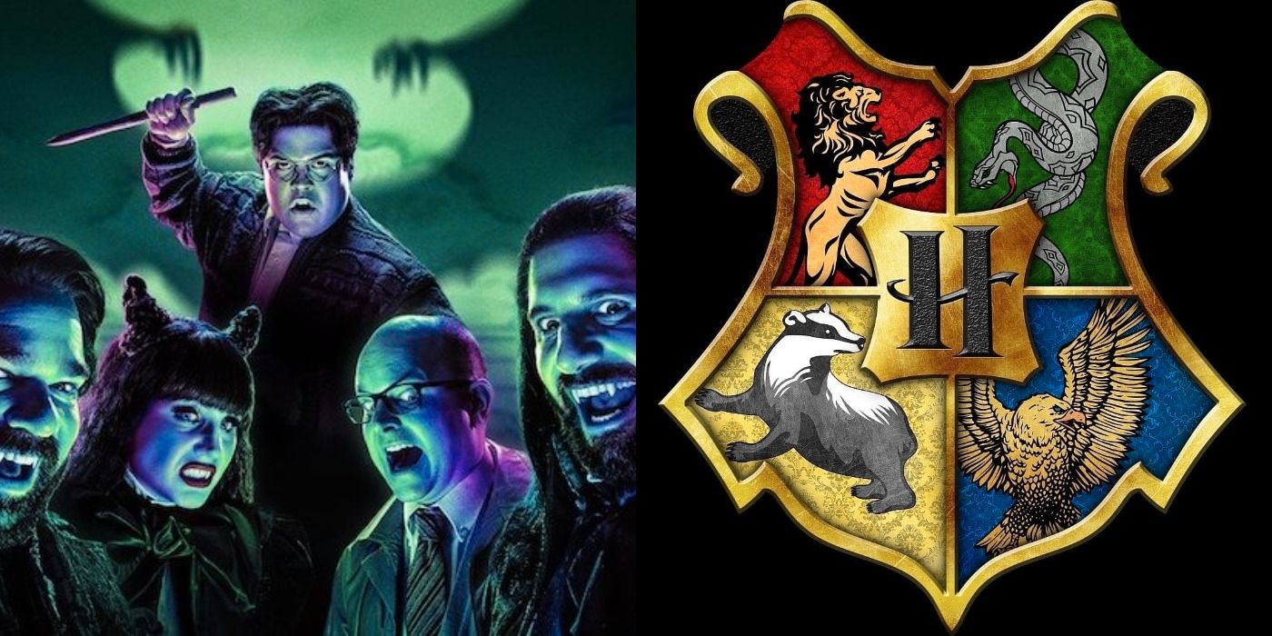 Lo que hacemos en los personajes de las sombras, clasificados en sus casas de Hogwarts