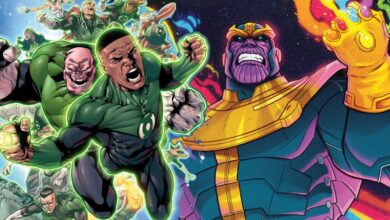 Los anillos de Green Lantern originalmente tenían el poder de una piedra infinita