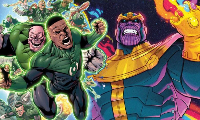Los anillos de Green Lantern originalmente tenían el poder de una piedra infinita