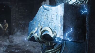 Los jugadores de God of War Ragnarök discuten si Kratos levantará a Mjölnir