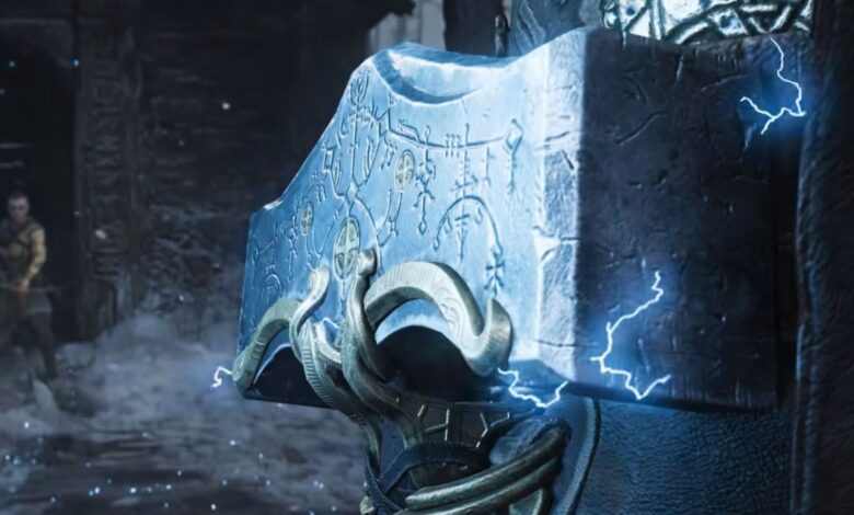 Los jugadores de God of War Ragnarök discuten si Kratos levantará a Mjölnir