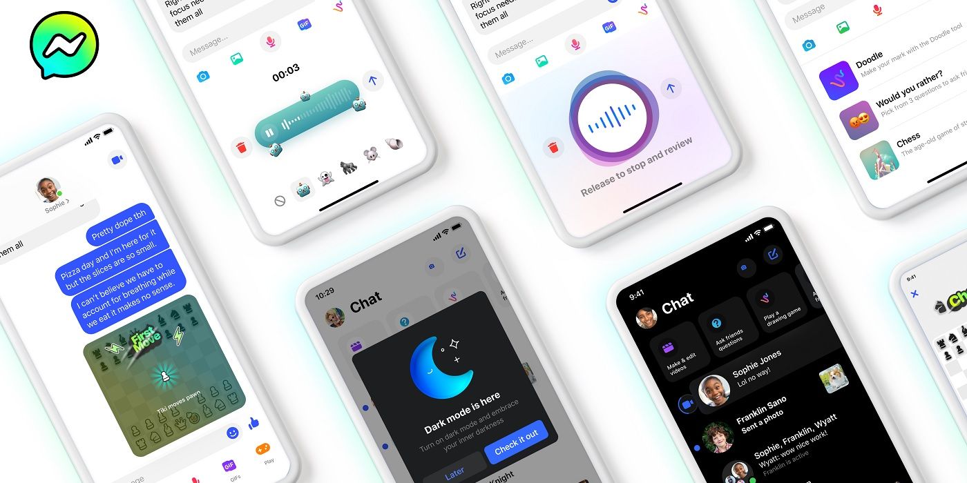 Messenger Kids obtiene nuevas funciones, incluidos los juegos en el chat y el modo oscuro