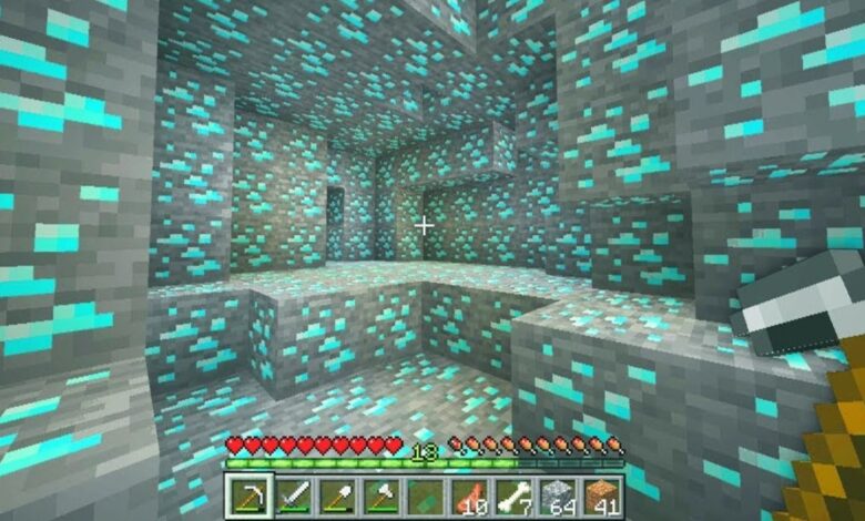 Minecraft 1.18: Mejores lugares para extraer diamantes