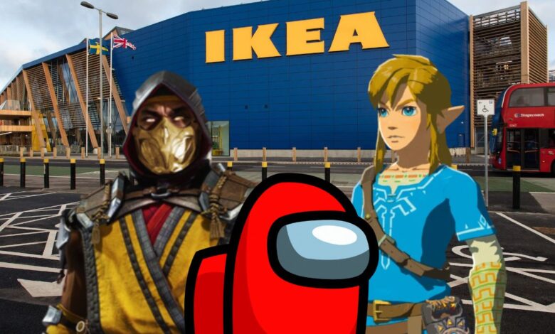 Mortal Kombat, entre nosotros y más referenciados en una pantalla falsa de IKEA