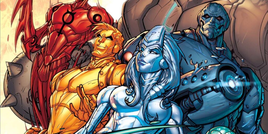 Película animada de DC's Metal Men en obras de los directores de La Sirenita