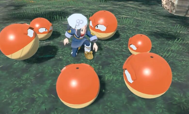 Pokémon Legends: Hisuian Voltorb de Arceus podría confirmar una nueva característica