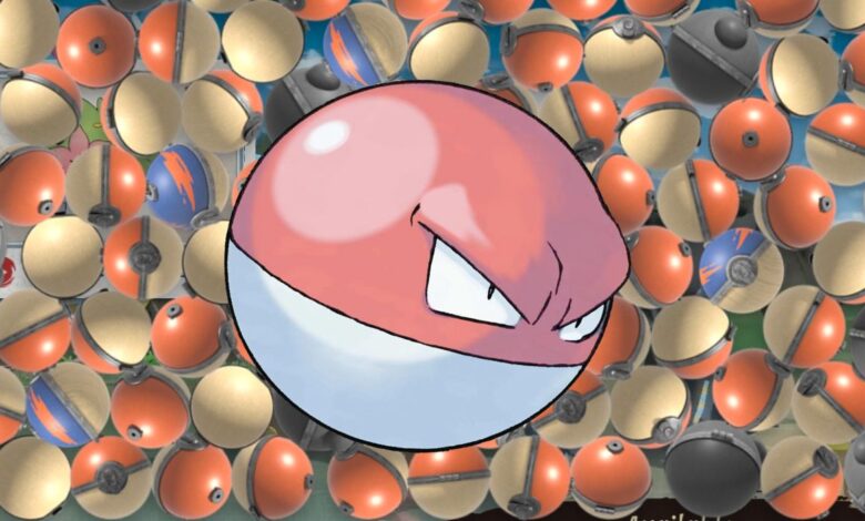 Pokémon Legends: el sitio web de Arceus se burla de Voltorb con Poké Balls explosivas