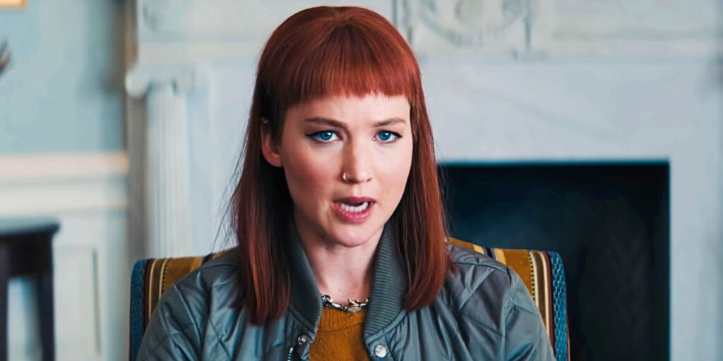 Por qué Jennifer Lawrence tiene un diente CGI en Don't look up