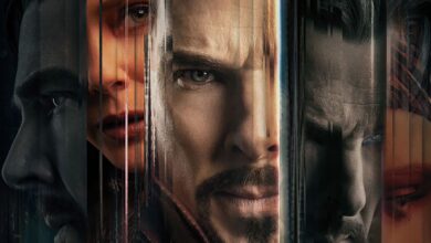 Póster de Multiverse Of Madness: Varias versiones de Doctor Strange y Scarlet Witch