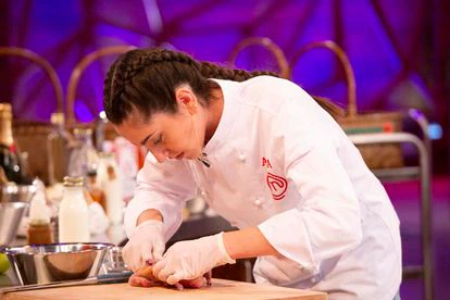 Ana Iglesias, ganadora de 'MasterChef 8', en la final del programa.