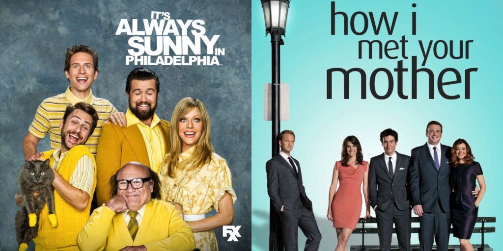 Siempre hace sol en Filadelfia y sus homólogos de Cómo conocí a vuestra madre