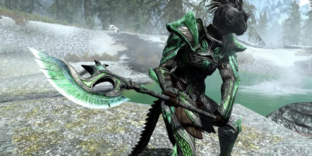 Skyrim Glitch permite al jugador maximizar el nivel de habilidad a dos manos
