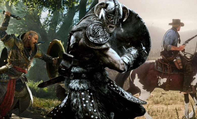 Skyrim y los juegos de mundo abierto más inmersivos para explorar
