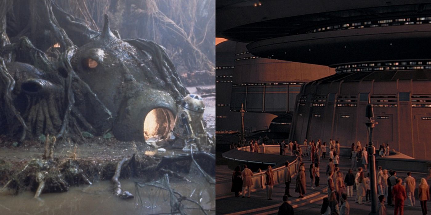 Star Wars: 10 mejores ubicaciones en el imperio contraataca, clasificadas