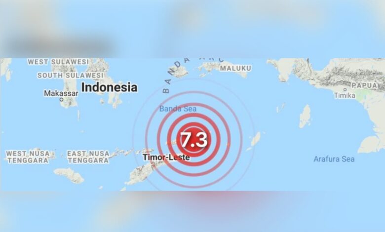 Terremoto de 7.3 sacude a Indonesia