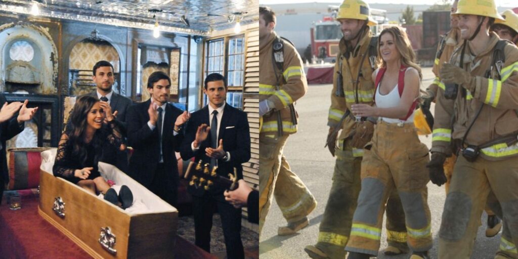 The Bachelorette: 10 citas grupales más desordenadas y desastrosas