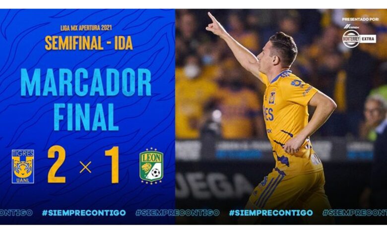 Tiene Tigres salvaje reacción ante León en El Volcán | Video