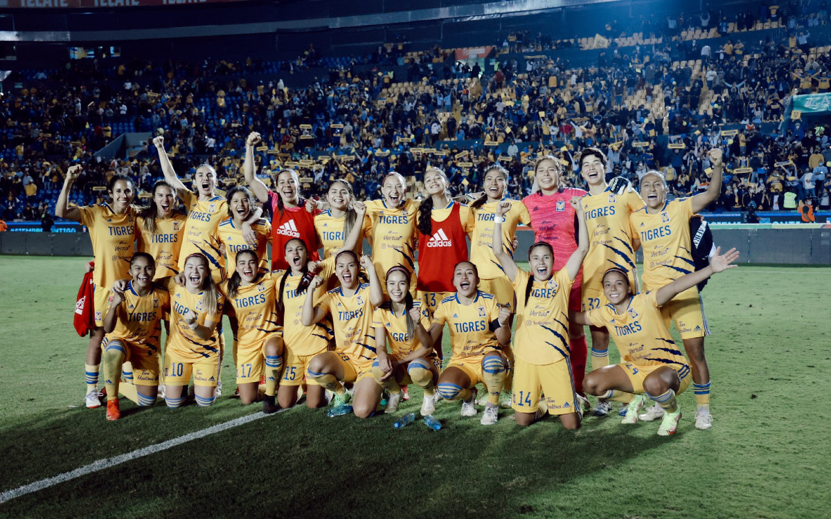 Tigres Femenil: entradón en el Volcán, goleada al América y pase a la final
