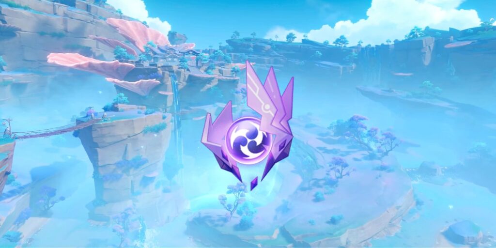 Ubicaciones de Electroculus en la isla Watatsumi en Genshin Impact