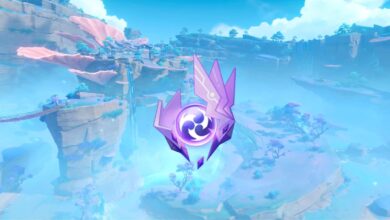 Ubicaciones de Electroculus en la isla Watatsumi en Genshin Impact