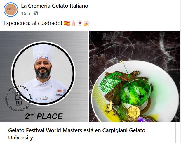 Un helado español, segundo mejor del mundo