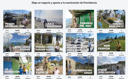 Una iniciativa de ‘crowdfunding’ para reactivar la isla de Providencia, devastada por el huracán Iota