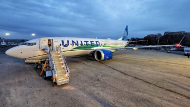 United acaba de llevar 100 pasajeros en un avión alimentado con grasa para cocinar