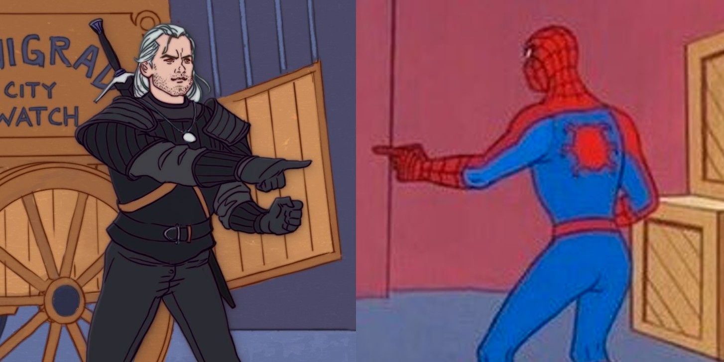 Witcher Game celebra el lanzamiento de Netflix con un divertido meme de Spider-Man