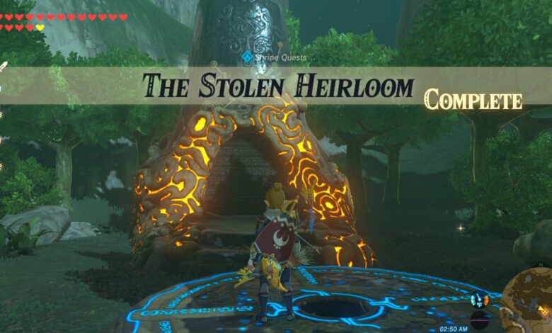 Zelda BOTW: Cómo desbloquear (y completar) The Stolen Heirloom Shrine Quest