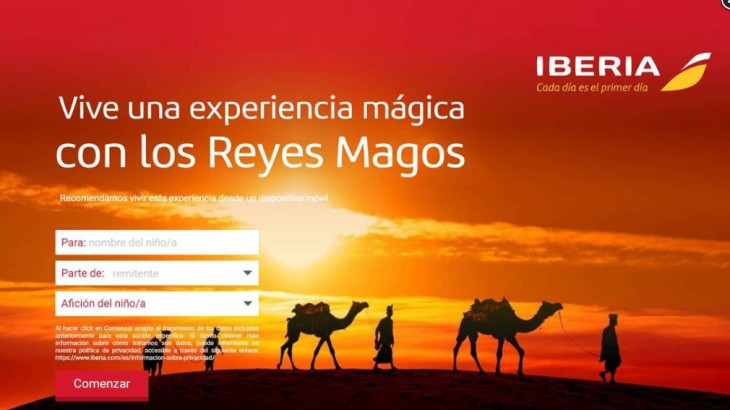 ¿Cómo conseguir la llamada personalizada de los Reyes Magos de Iberia?