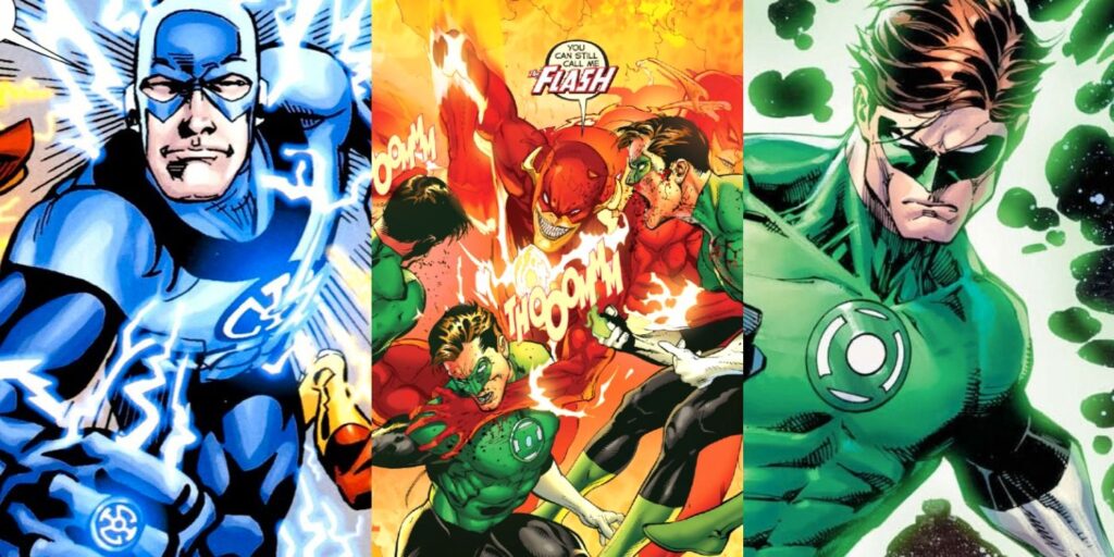 10 cosas que solo los fanáticos de DC Comic saben sobre la amistosa rivalidad de Flash con Green Lantern
