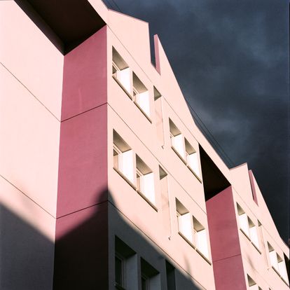 La fachada del edificio que albergará la residencia.