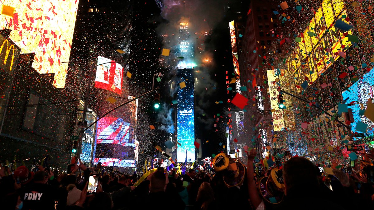 revive el descenso de la esfera de Times Square