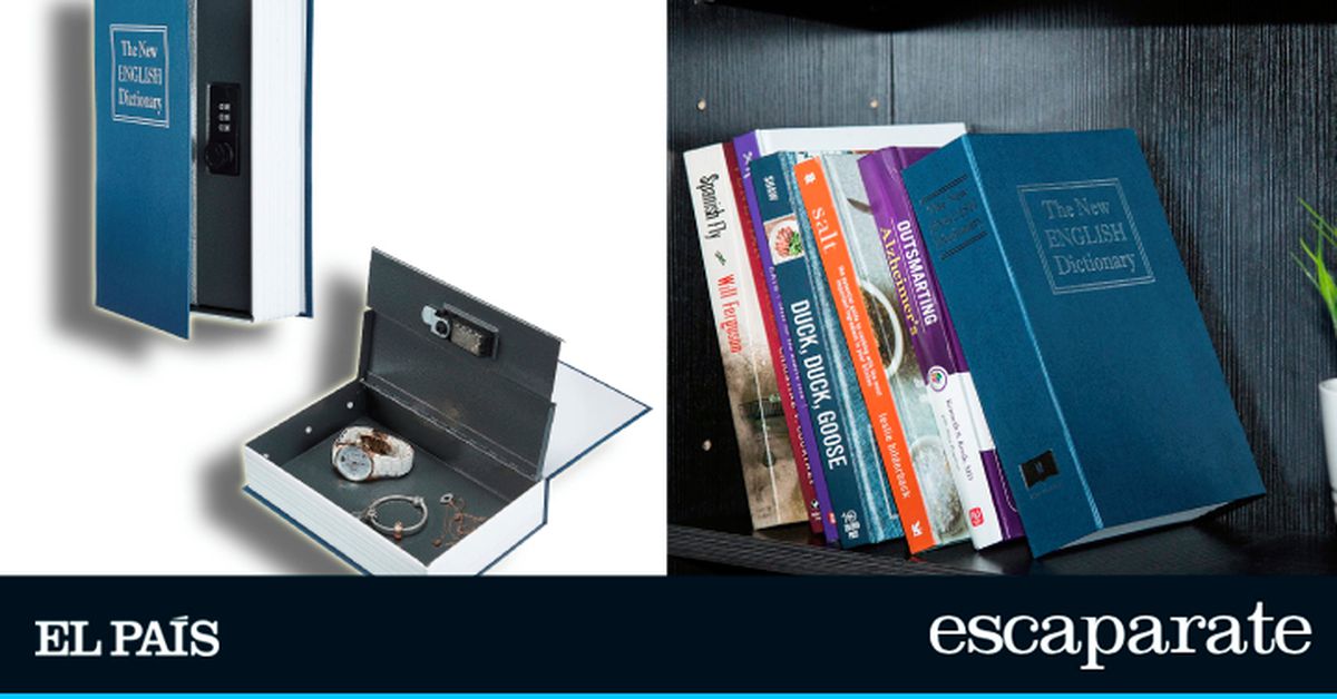 Con apariencia de libro y cerradura de combinación: así es la caja fuerte “camuflada” más vendida en Amazon