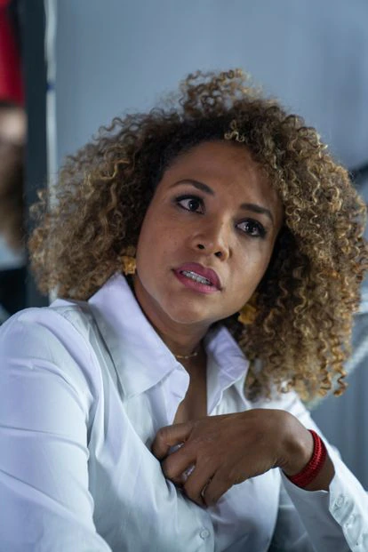 Mabel Lara durante la conversación con EL PAÍS.