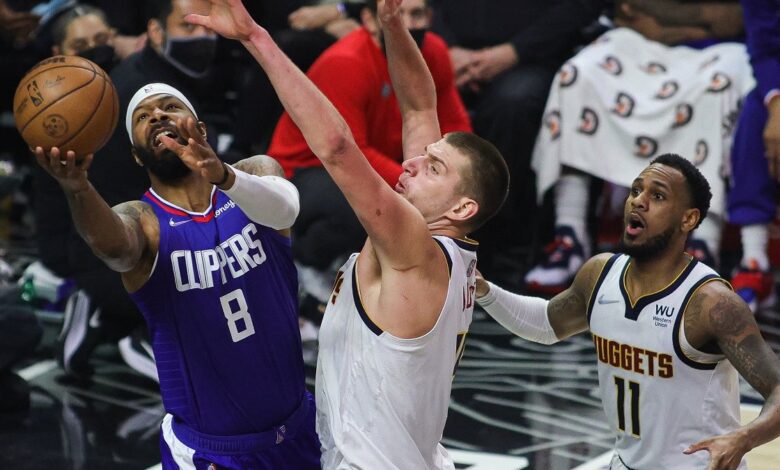 Clippers dejan pasmados a los Nuggets tras remontar en 2da parte