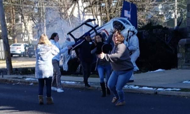 desplome de helicóptero médico en Drexel Hill habría sido accidental