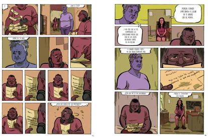 Páginas de 'Tierra removida'.