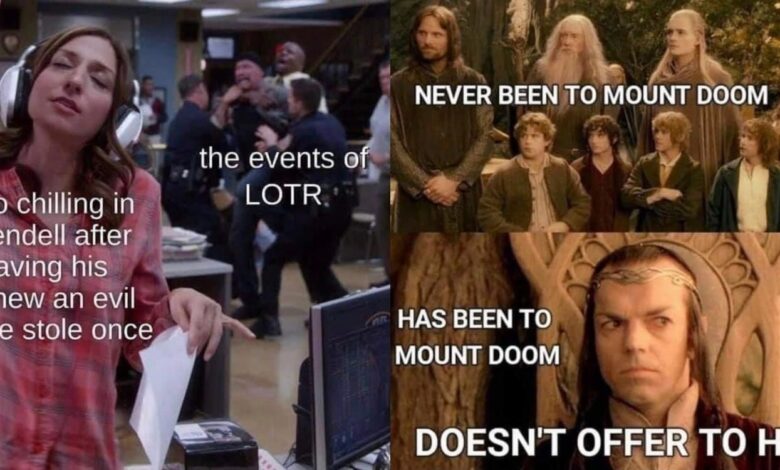 El vigésimo aniversario de The Fellowship Of The Ring: 10 memes que te harán llorar de risa