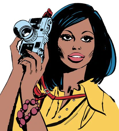 Imagen del cómic 'Friday Foster'. NORMA EDITORIAL