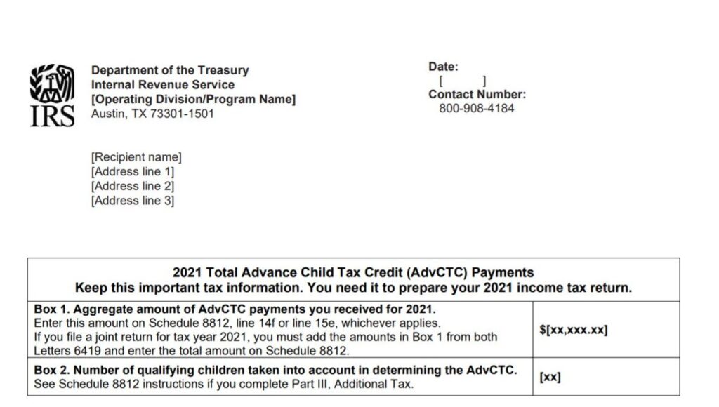 ¿Qué debes hacer si aún no recibes el Aviso 6419 del IRS para declarar tus impuestos?