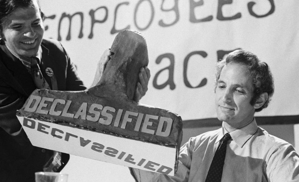 Daniel Ellsberg, el filtrador de los papeles del Pentágono en 1971.