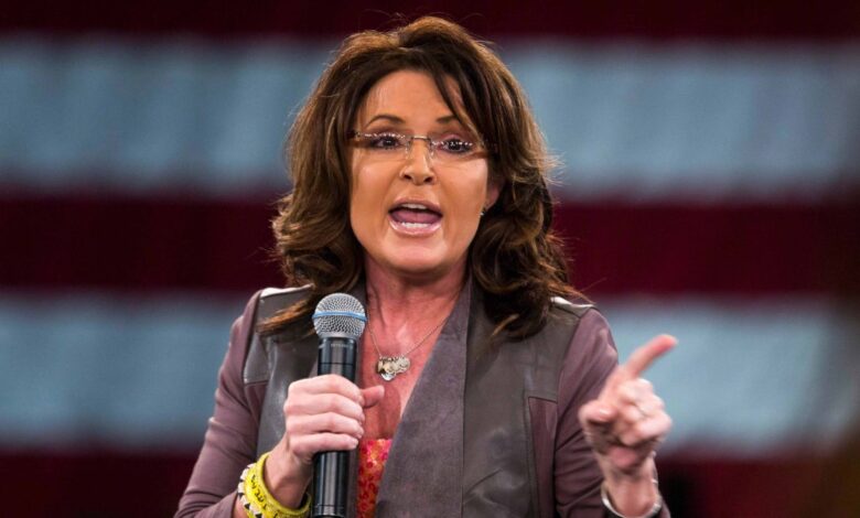 Sarah Palin cenó en Nueva York y luego dio positivo al COVID-19
