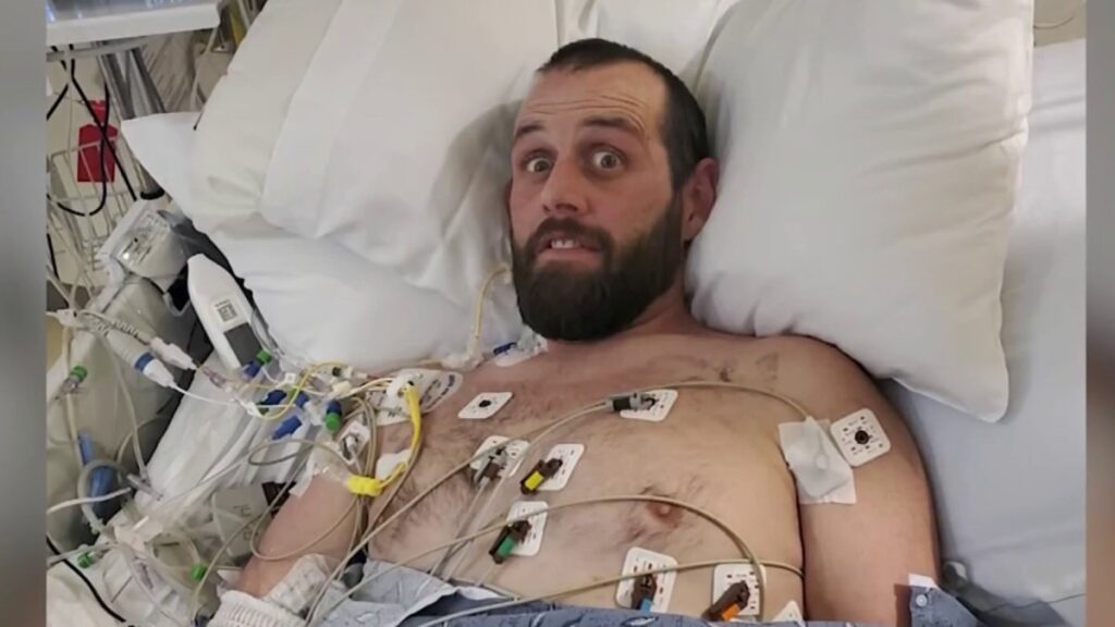 familia de hombre que necesita trasplante de corazón dice que fue denegado por estado de vacuna de COVID-19