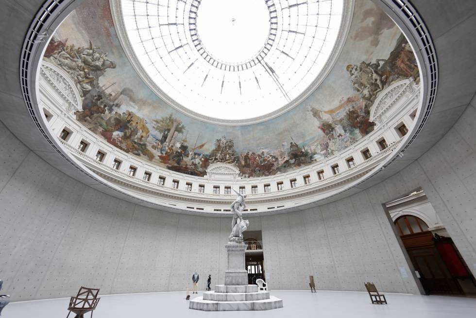Sala de la Bourse de Commerce - Pinault Collection, en París.
