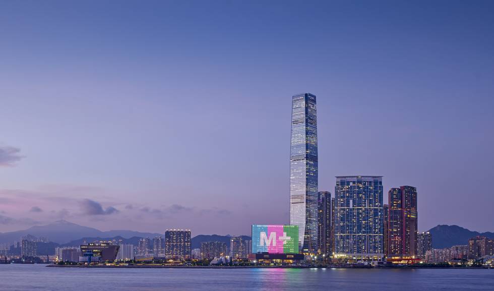 'Skyline de Hong Kong con el nuevo espacio M+.